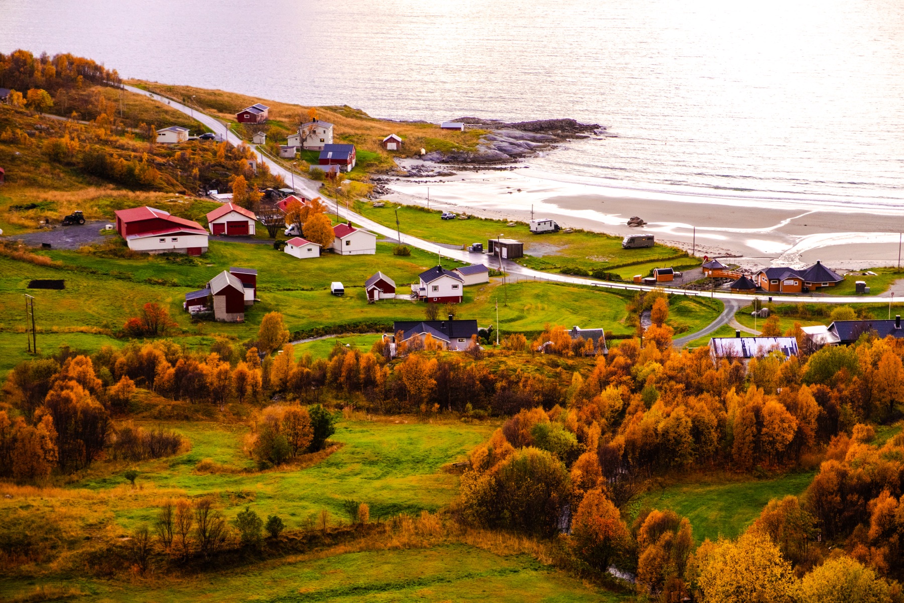The autumn coast